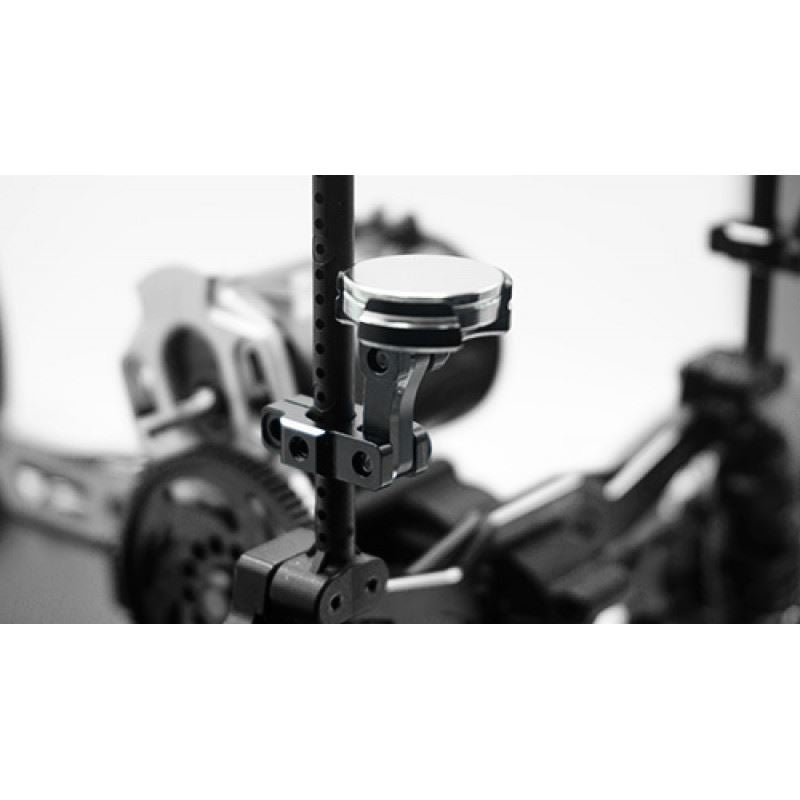 Yeah Racing Aluminium CNC Magnetic Invisible Body Mounting System 2pcs Red