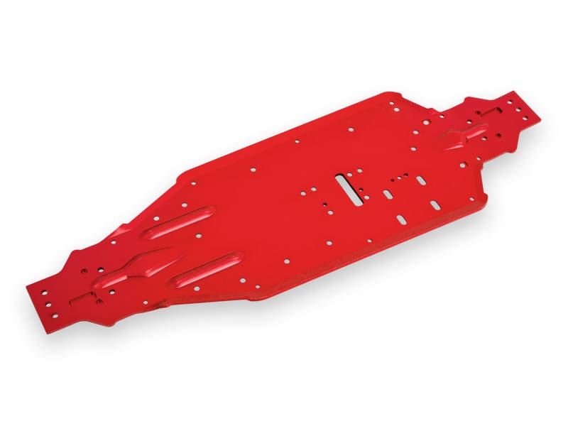 Traxxas Aluminium Chassis (Red Anodised) - Sledge
