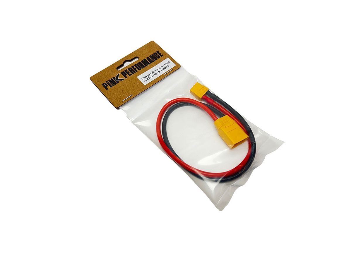 Pink Performance Charge Cable 30Cm - Xt60 To Xt90