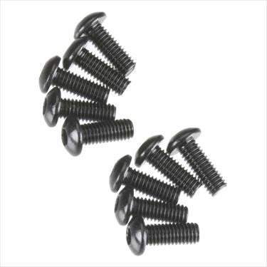 AXIAL Hex Sckt ButtonHead M3x8mm Black Oxide (10)