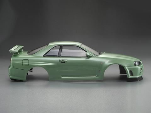 KILLERBODY NISSAN SKYLINE R34 195MM FINISHED BODY-GREEN