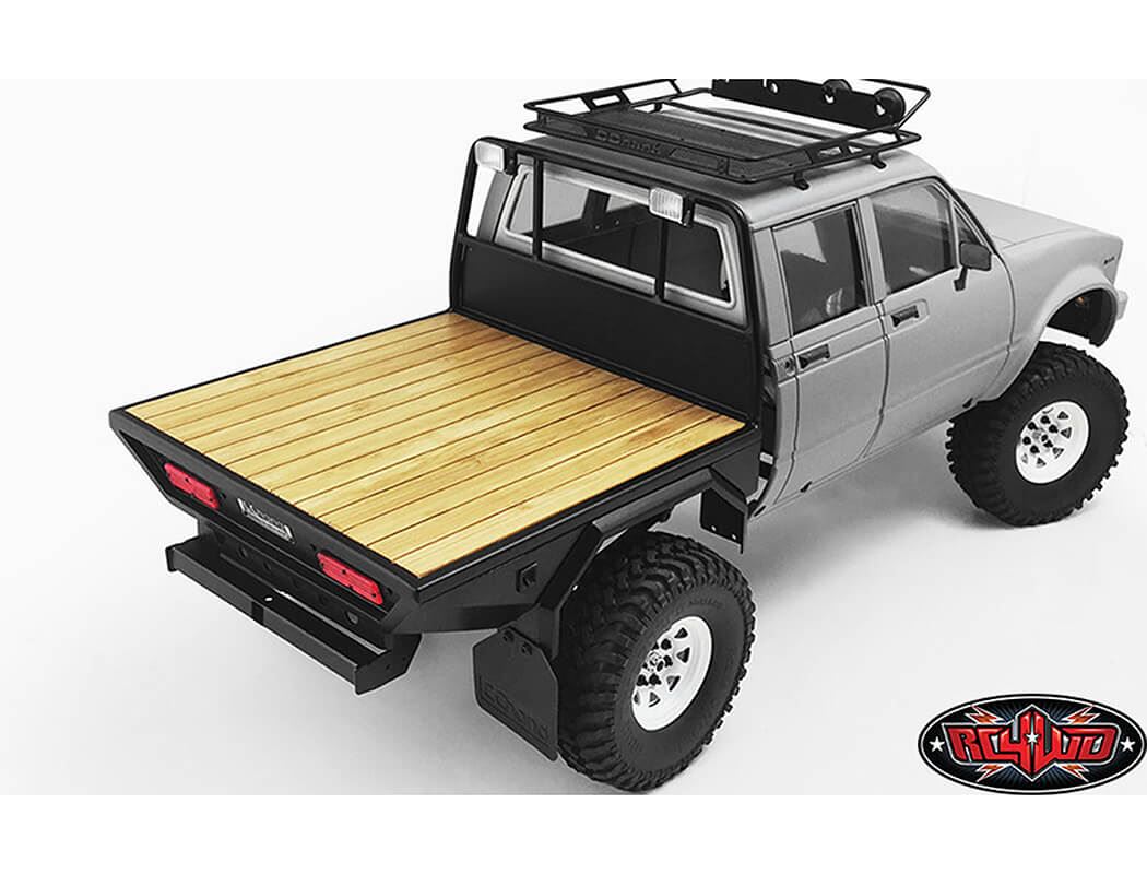 RC4WD WOOD FLATBED W/MUDFLAPS FOR MOJAVE II FOUR DOOR BODY SET