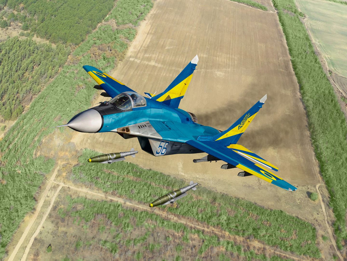 Icm Mig-29 Of Ukrainian Air Forces With Jdam-Er Bombs