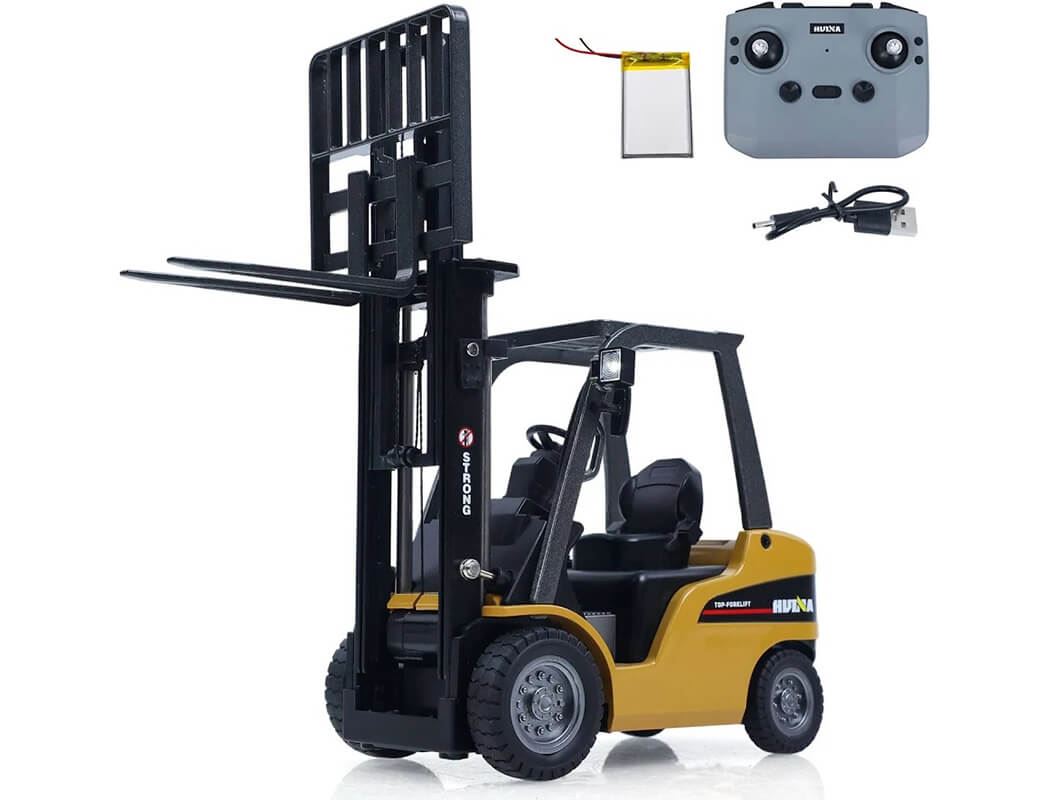 Huina 1/50 12Ch Rtr Alloy Fork Lift Rc Truck