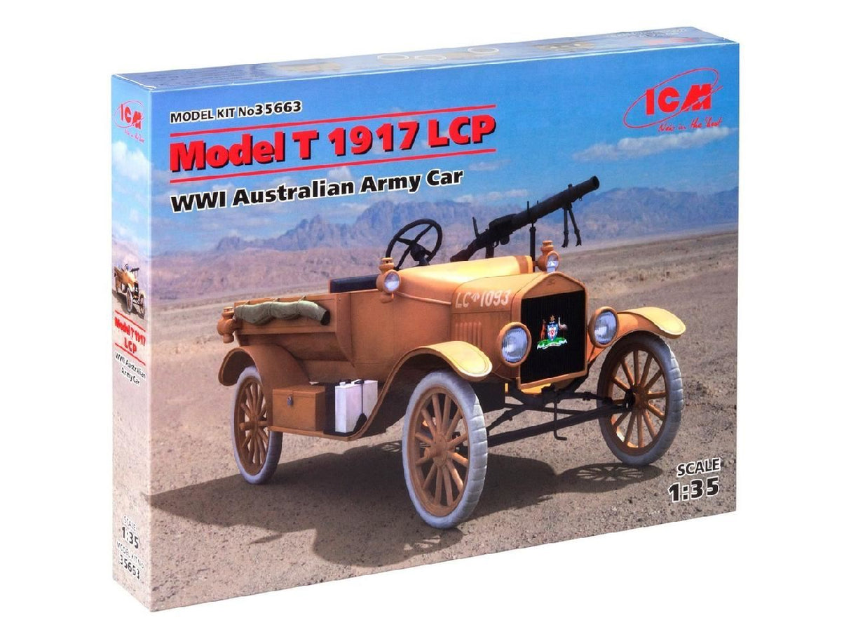 Icm Model T 1917 Lcp, Wwi Australian Army Car