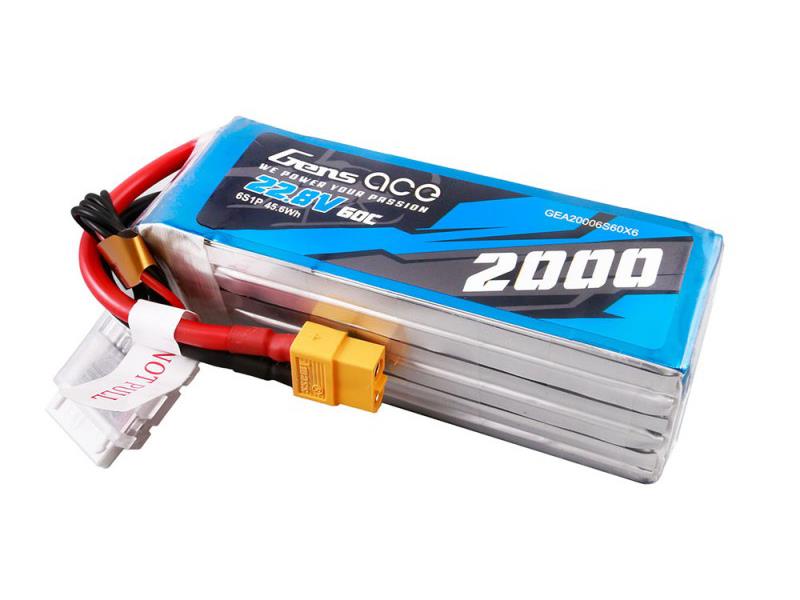 Gens Ace Li-Po HV 6S 22.8V 2000mAh 60C with XT60