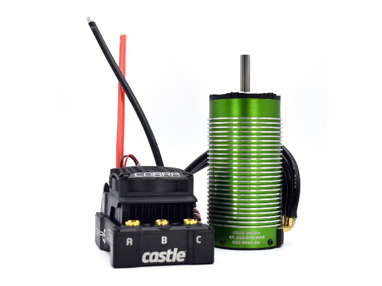 Castle Creations Cobra 5, 8S, 33.6V Esc, 20A Peak Bec W/2028-800Kv