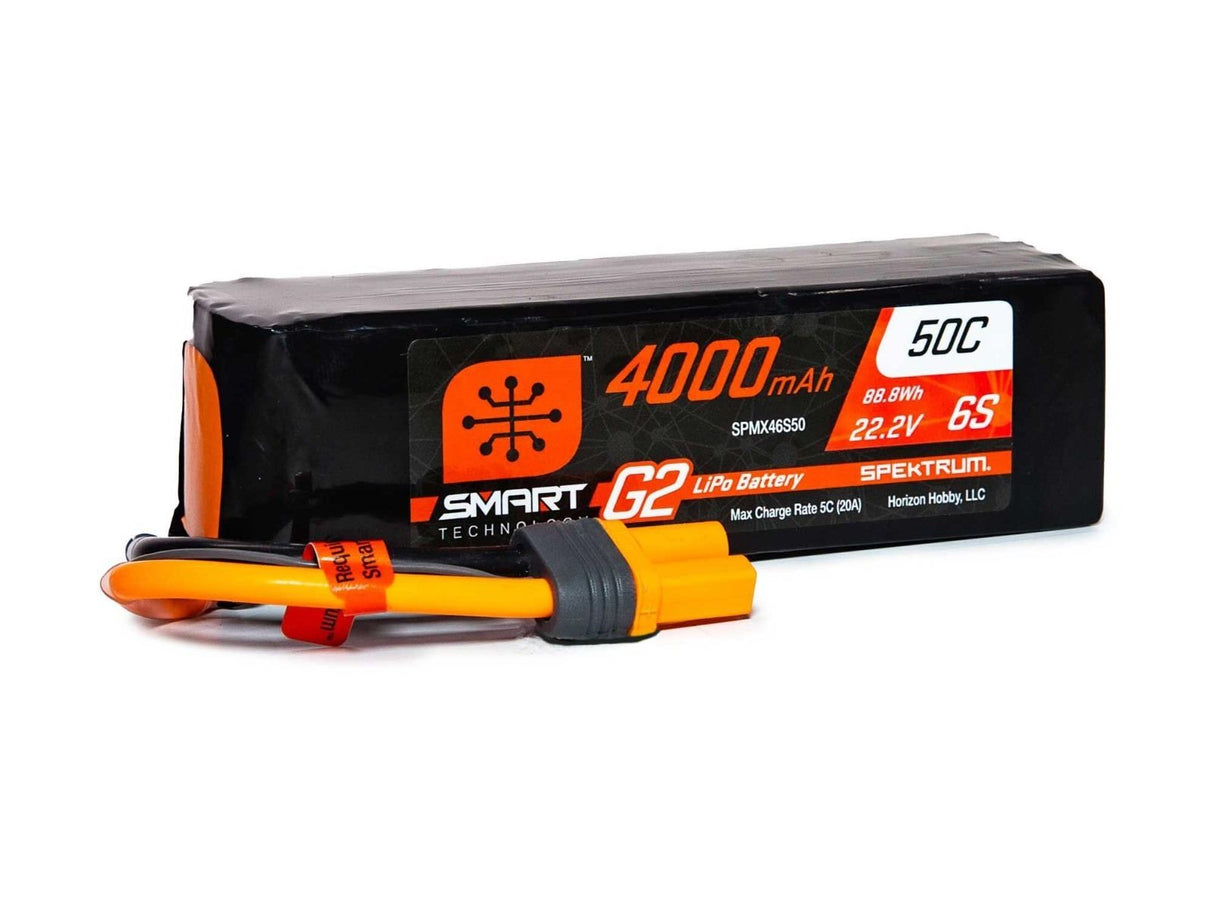 Spektrum 4000mAh 6S 22.2V SMART G2 50C IC5 -