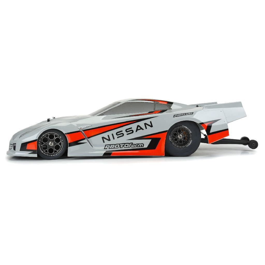 PRM 1/10 Nissan GT-R R35 Pro Mod Tough-Color Gray Body: Drag Car