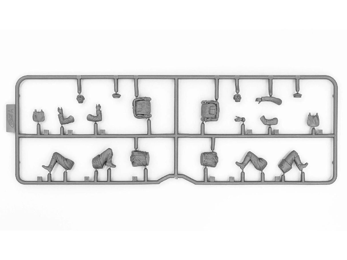 Icm 'Miracle On The Marne' Wwi British, French & German Infantry Figure Set