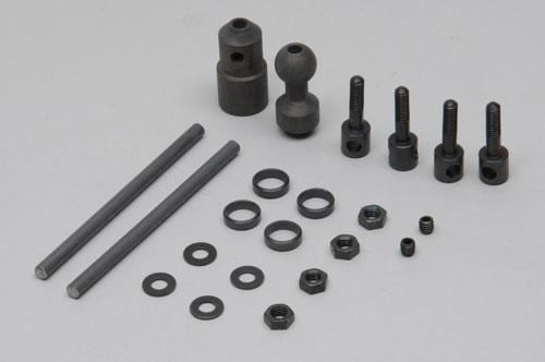 FG Modellsport Ball Stabilizer-Fr Axle Leopard Set