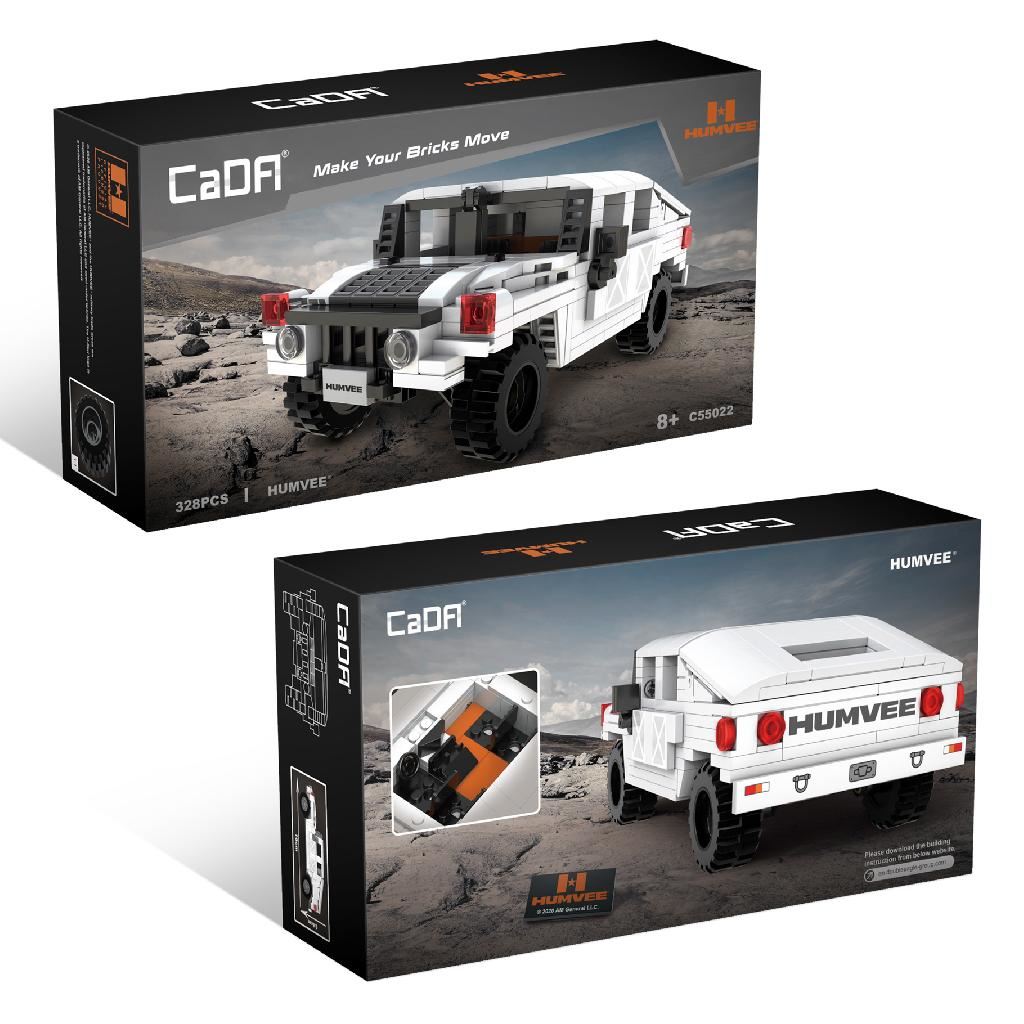 Cada 1:24 Humvee Off- Road Truck - 328Pcs