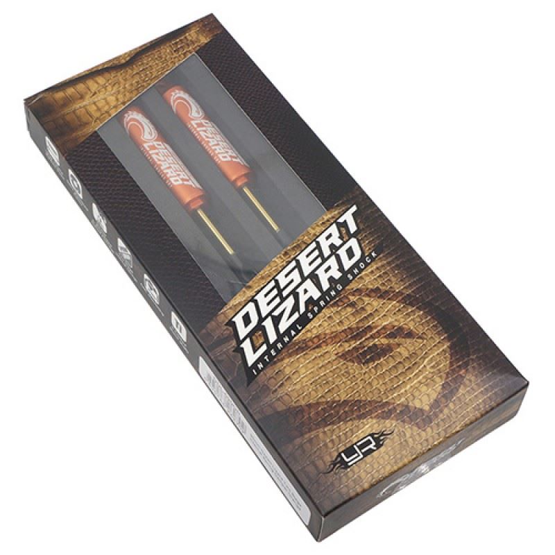 Yeah Racing 90mm Desert Lizard Two Stage Internal Spring Damper Pair Orange For 1/10 Crawler 'G6 Certified'