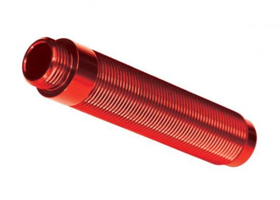 TRAXXAS Body, GTS shock, long (red-anodized alum) (1) (use with #814