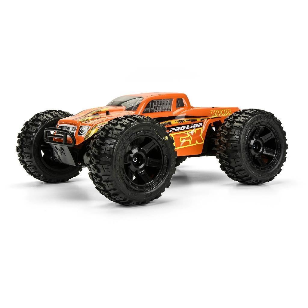 Proline 1/16 Trencher M2 Fr/Rr 2.2In Tires Mounted 12mm Blk Desperado