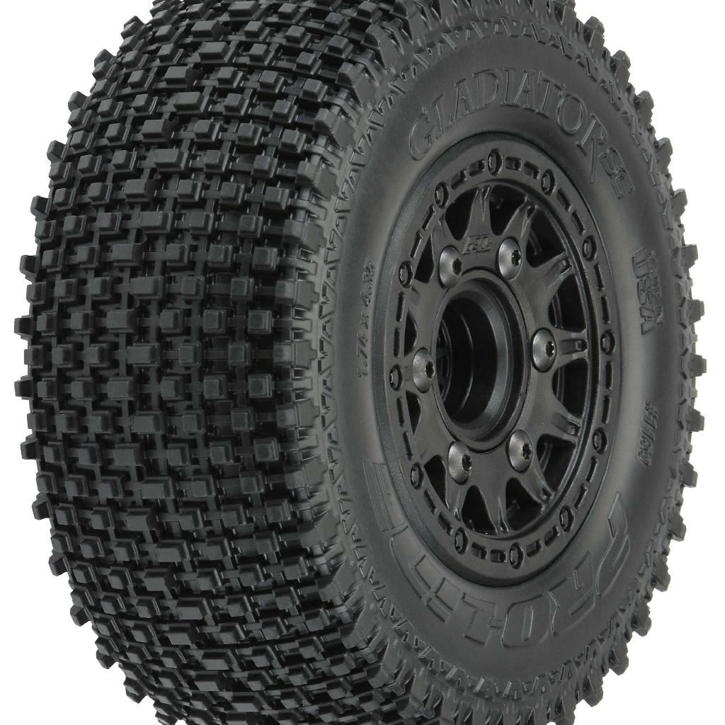 Proline 1/10 Gladiator M3 Front/Rear 2.2In/3.0In Sc Mounted 12mm Blk R