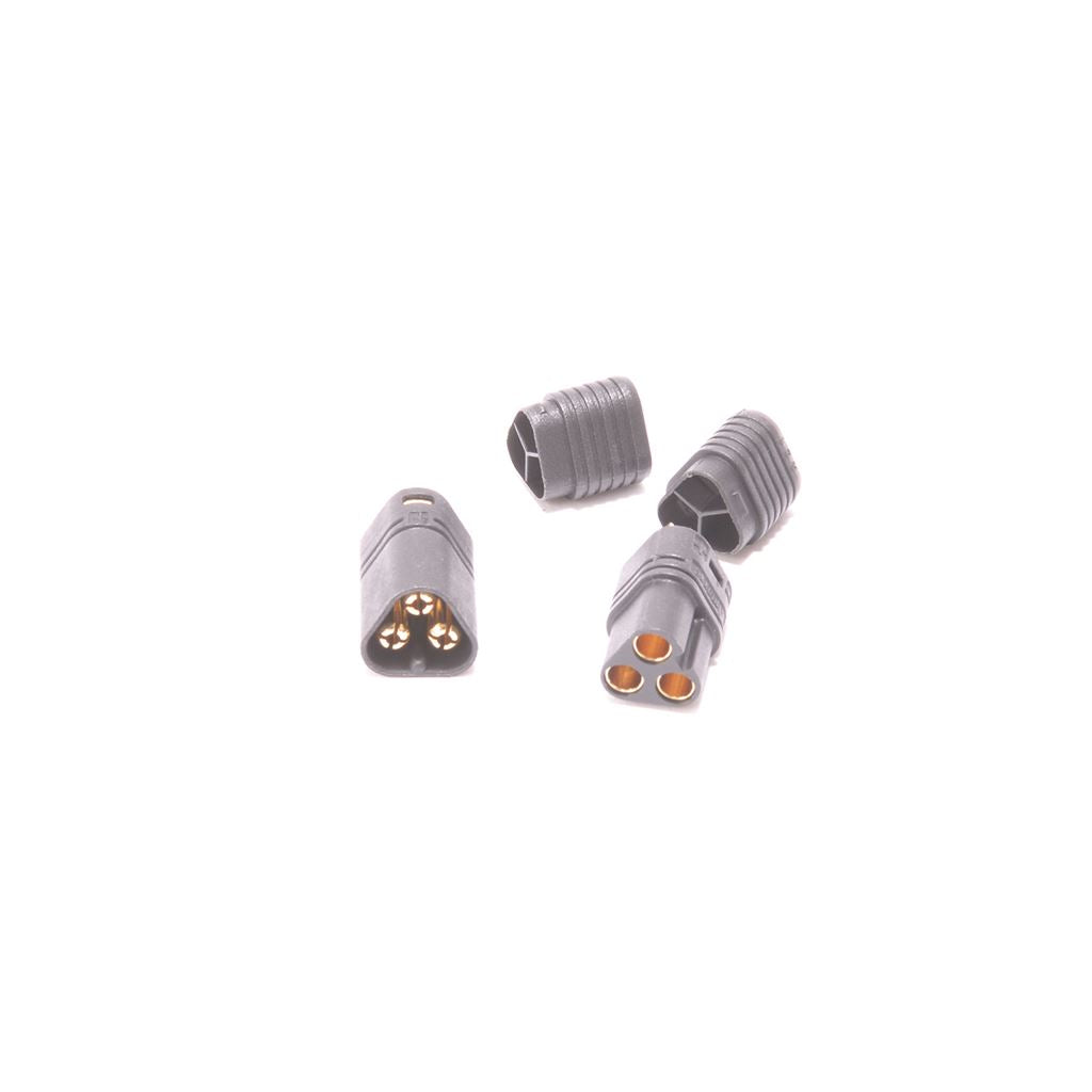 Mt60 Plug Male & Female Black - Pair