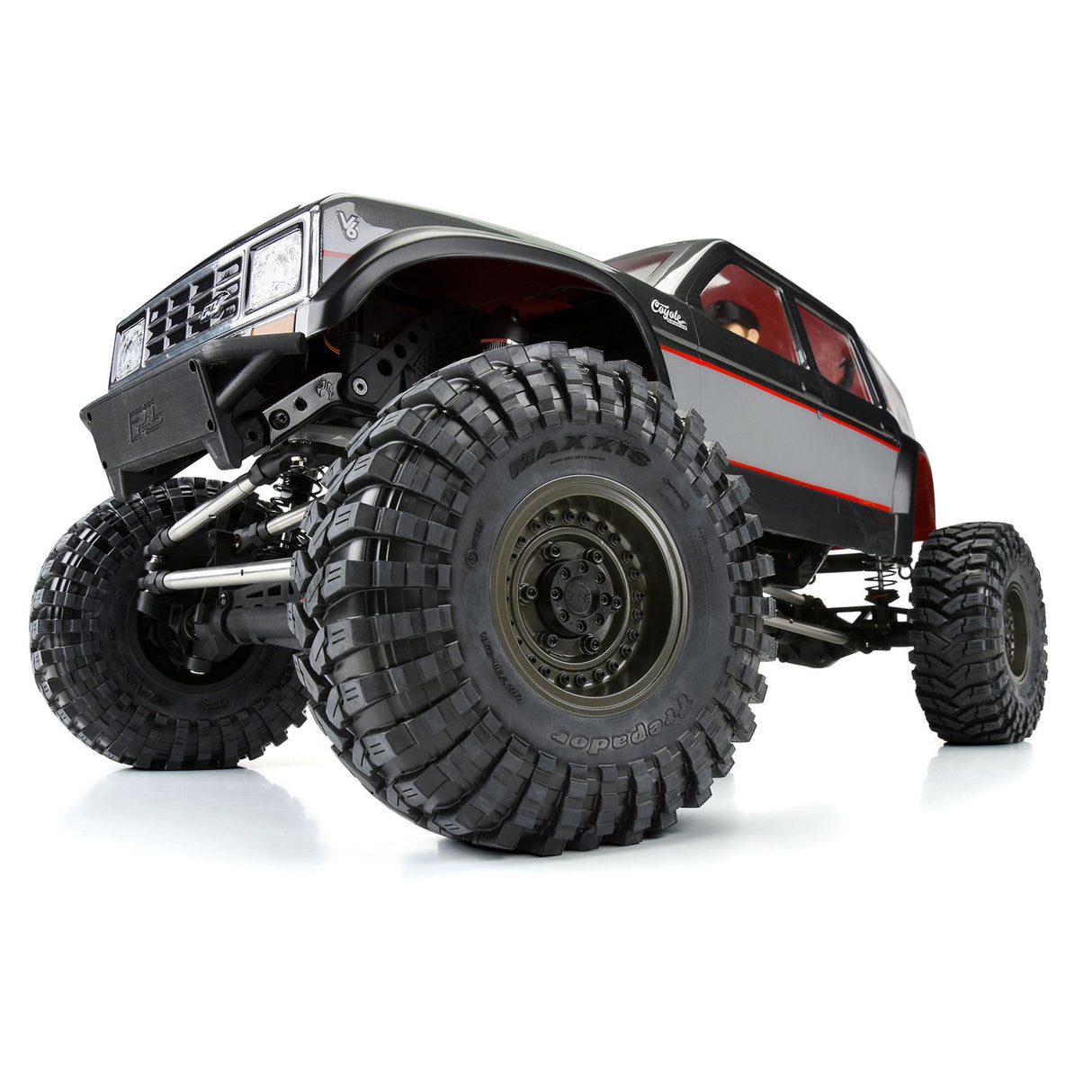 Proline 1/6 Black Rhino Armory Alum 2.9In Dual Offset Scx6 Wheels (2)