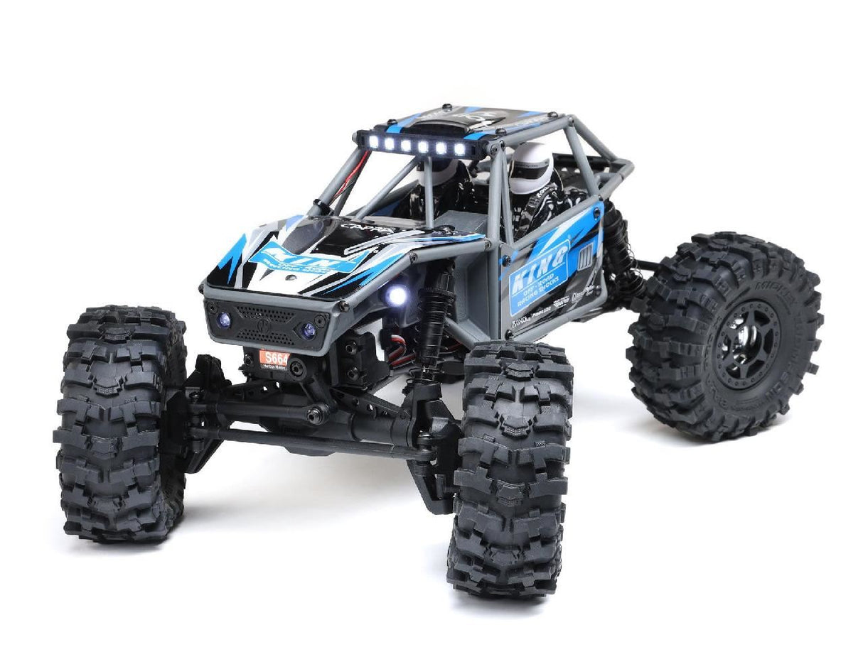Axial 1/18 Utb18 Capra 4Ws 4Wd Trail Buggy Rtr With Bat/Chg Blue
