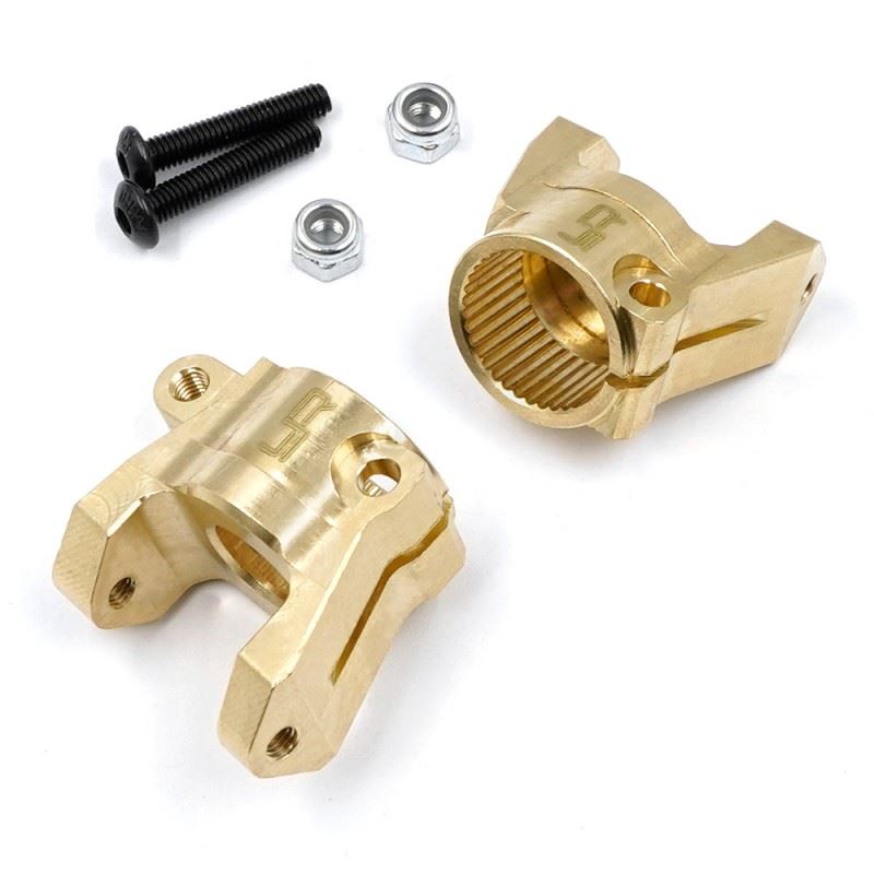 Yeah Racing Brass Front C-Hub Set For Element 1/10 Enduro