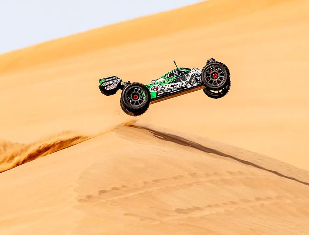 Corally Syncro-2 1/8 Brushless 3-4S Basher Buggy Rtr - Green