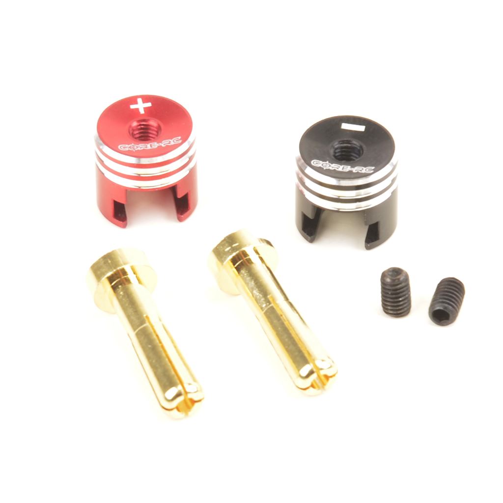 CORE RC Heatsink Bullet Plug Grips - 4mm