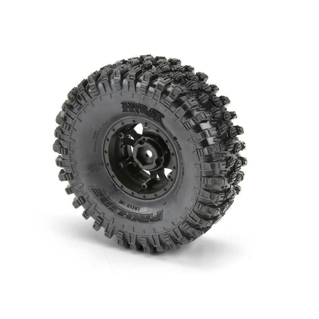 Proline 1/10 Hyrax G8 F/R 1.9In Crawler Tires Mounted 12mm Black Impu