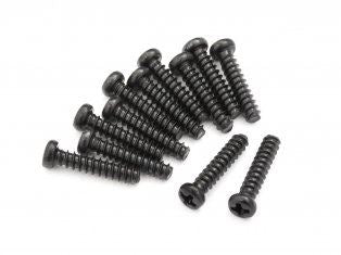 BlackZon Slayer 1/16th Pan head Self Tapping Screws PBHO2.6*12mm