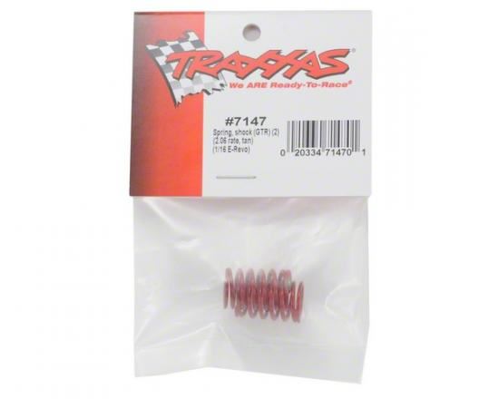 Traxxas Spring, Shock (Gtr) (2.06 Rate, Tan) (1/16 E-Revo) (1 Pair)