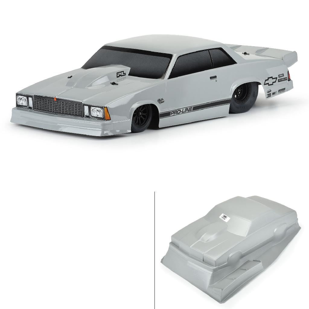 Proline 1/10 1978 Chevrolet Malibu Tough-Color Gray Body: Drag Car