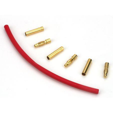 DYN Gold Bullet Connector Set, 4mm (3)