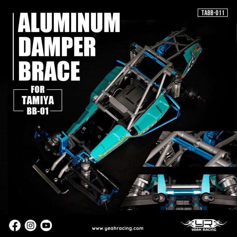 Yeah Racing Aluminum Damper Brace (F & R) For Tamiya Bbx (Bb-01)