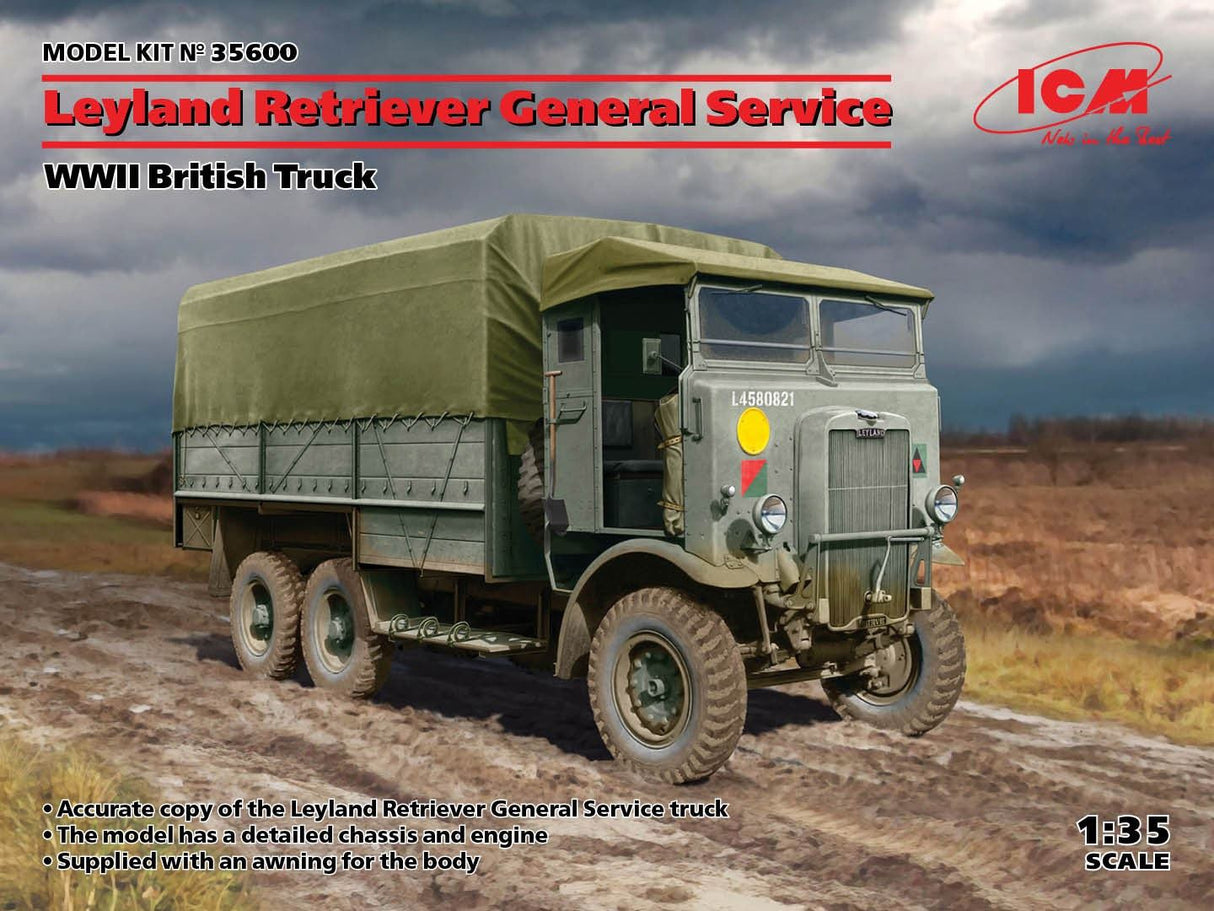Icm Leyland Retriever General Service, Wwii British Truck