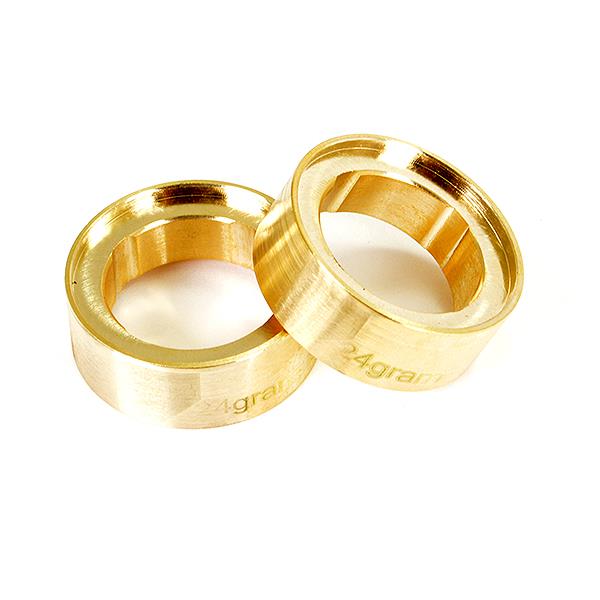 Ftx Mini Outback 2.0 Brass 24G Wheel Weights (Pr)