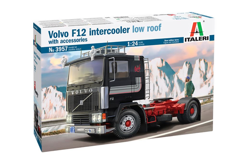 Italeri Volvo F-12 Intercooler (Low Roof) with accessories