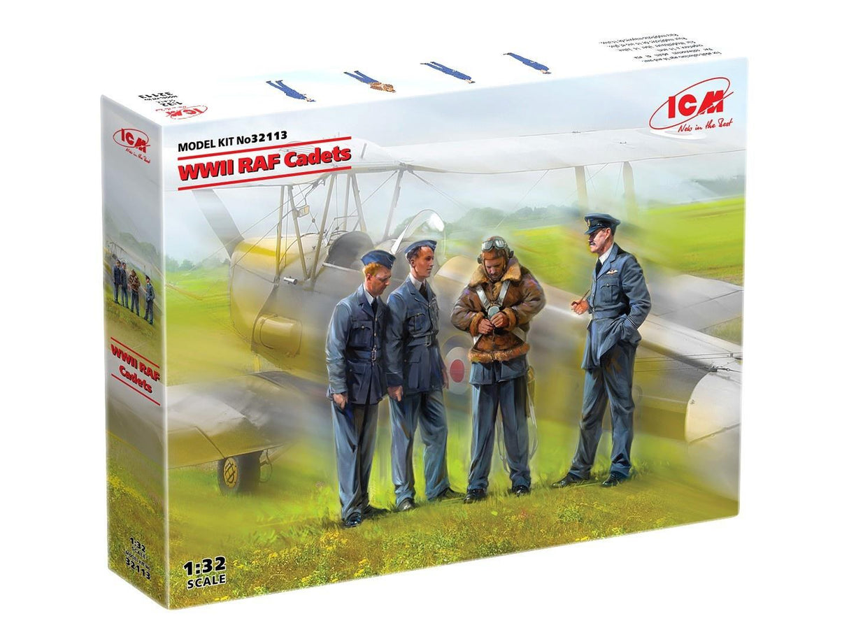 Icm Wwii Raf Cadets 4 Figures
