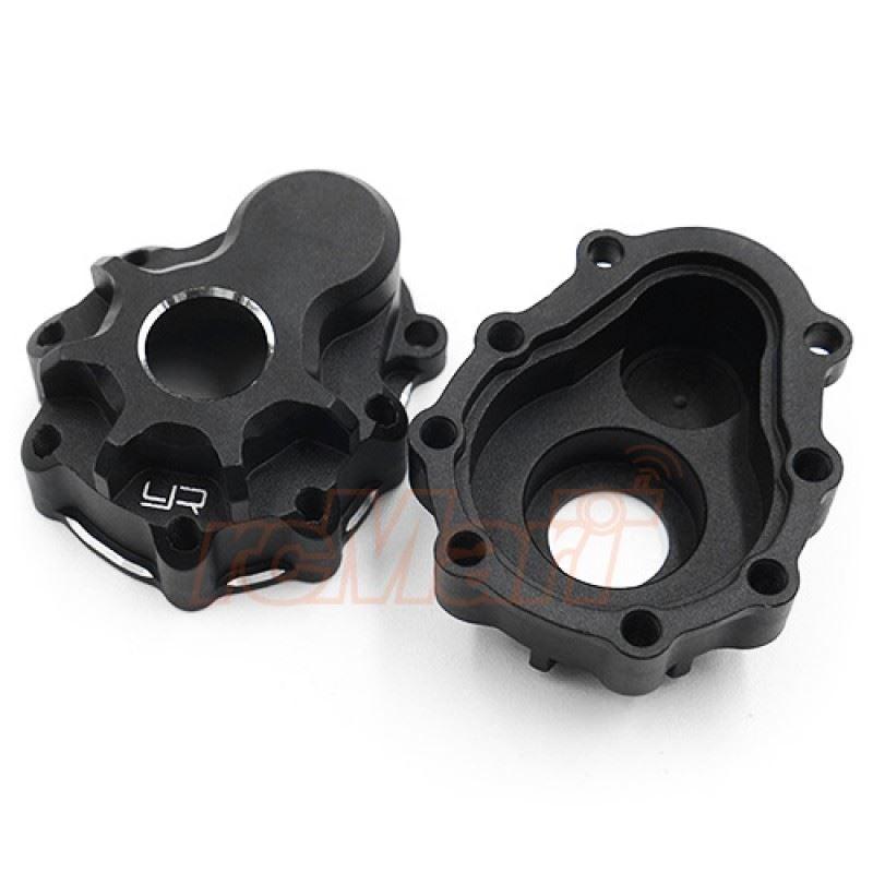 Yeah Racing Aluminum Front or Rear Portal Cover For Traxxas TRX-4 TRX-6 Black
