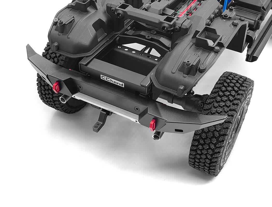 RC4WD ROOK METAL REAR BUMPER WITH HITCH BAR FOR TRAXXAS TRX-4 2021 BRONCO