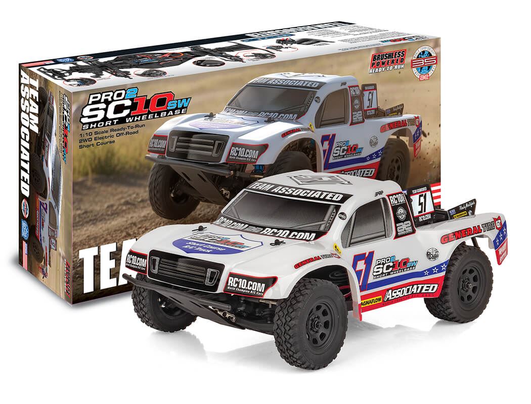 Team Associated Pro2 Sc10Sw Short Course Truck Rtr - White