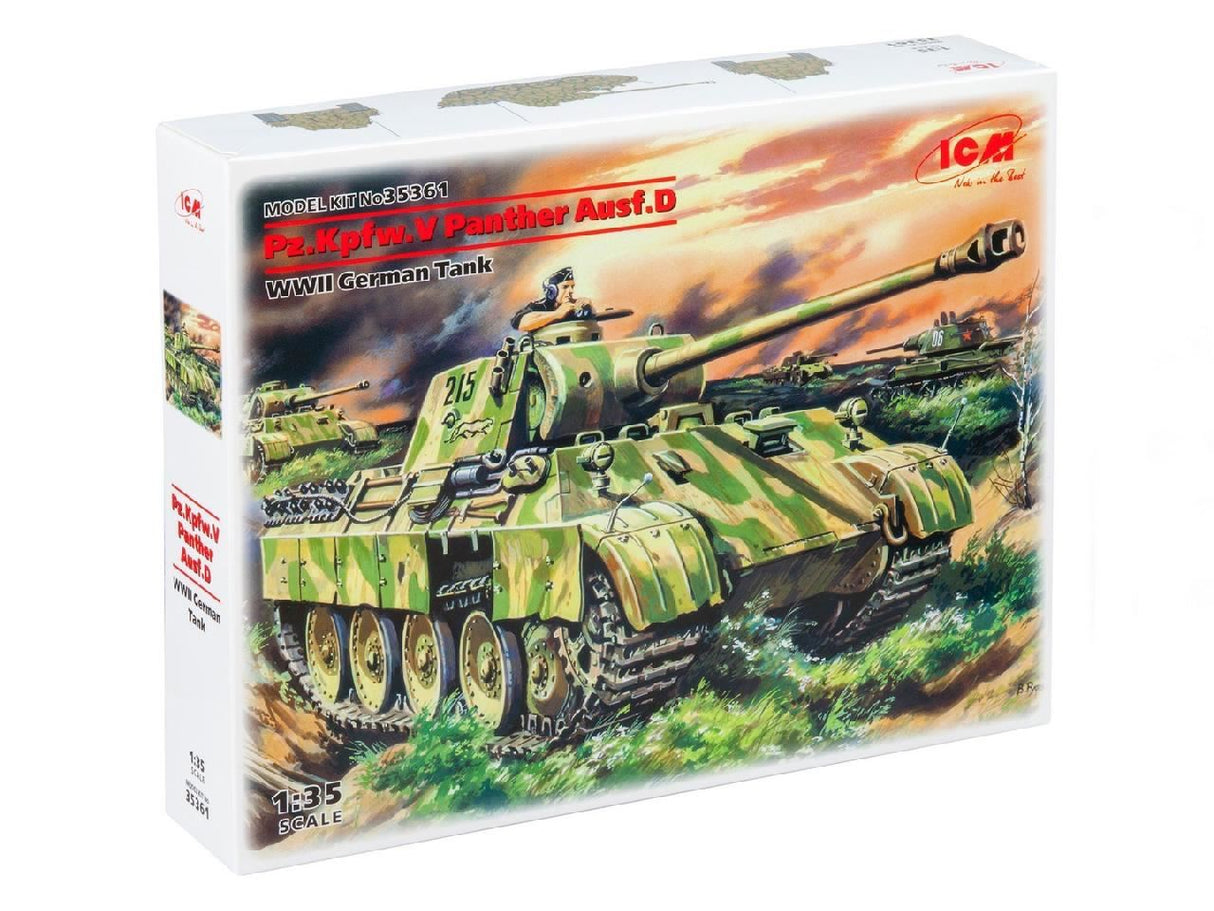 Icm Pz.Kpfw.V Panther Ausf.D, Wwii German Tank