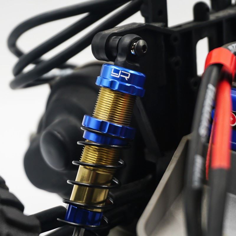 Yeah Racing Aluminum TR-XB 100mm Big Bore Shocks For Traxxas 1/10 Slash Stampede Bandit Arrma RC Blue