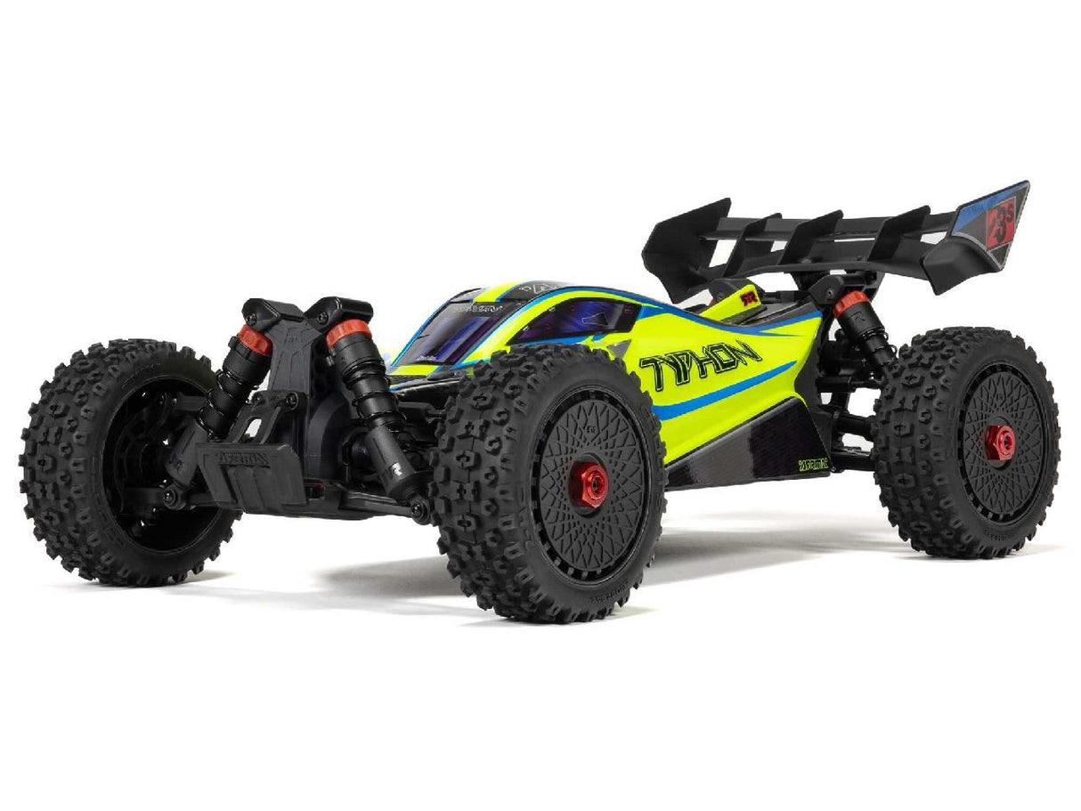 Arrma 1/8 Typhon 223S Blx 4X4 Buggy Rtr With Dsc Yellow