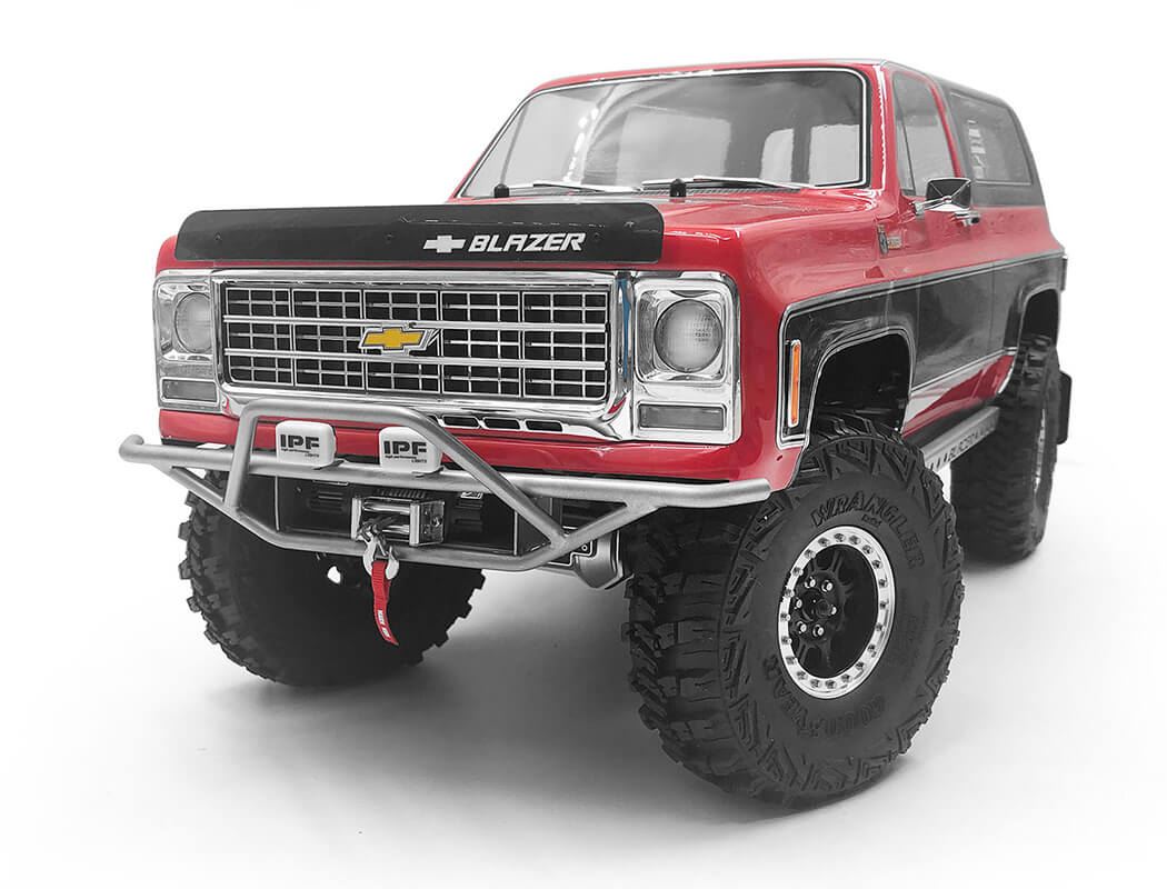 RC4WD BUCKS FRONT BUMPER FOR TRAXXAS TRX-4 CHEVY K5 BLAZER (SILVER)
