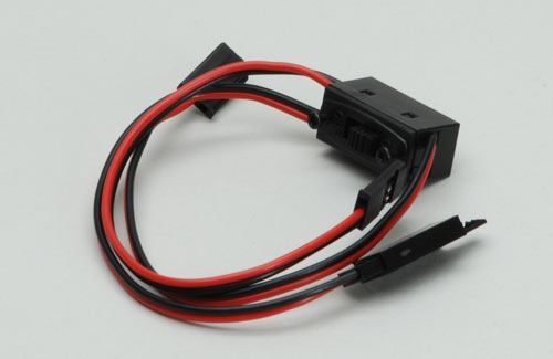 Cirrus Futaba Switch Harness with Clip (Heavy Duty) 300mm