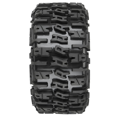 Proline 1/6 Trencher F/R 5.7In Tires Mounted 24mm Black Raid 8X48 Hex