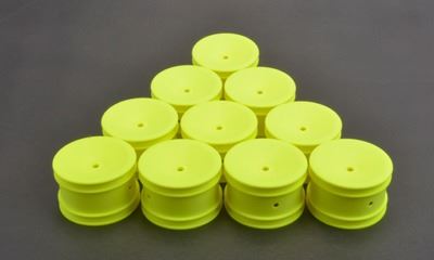 Schumacher Wheel Rear Off-Road - Neon Yellow - 5 Pairs