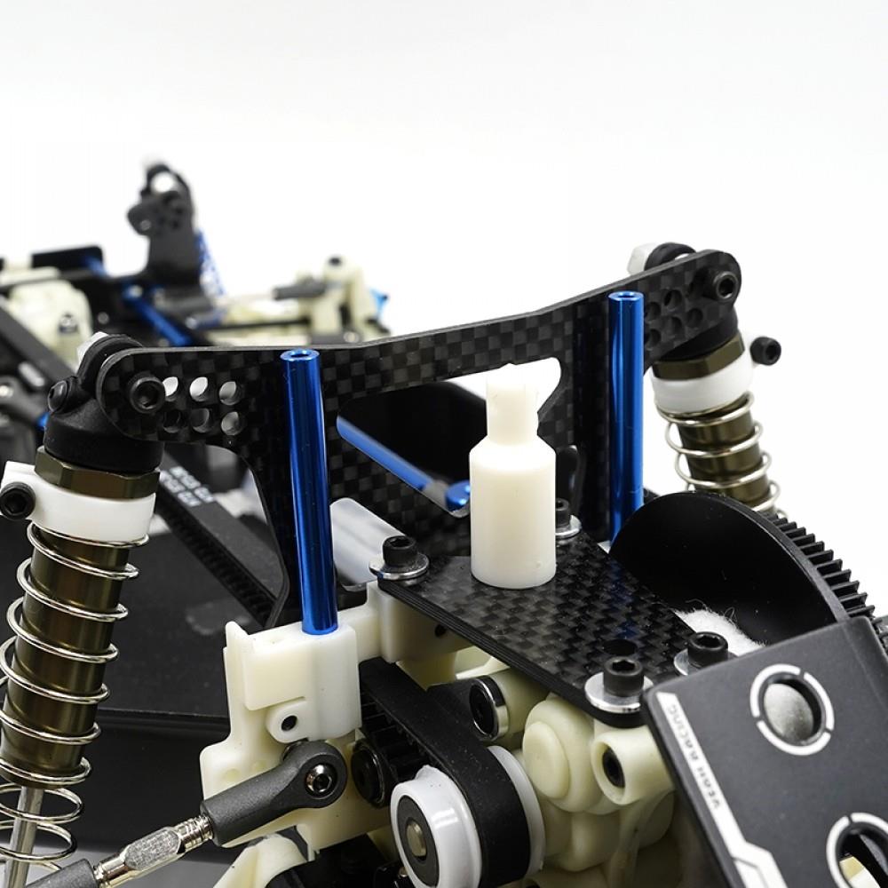 Yeah Racing Carbon Shock Towers Set (F & R ) For Team Associated Rc10 4Wd