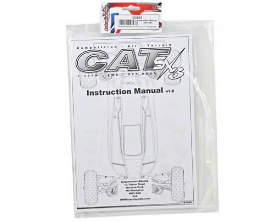 Schumacher Instruction Manual - CAT SX3