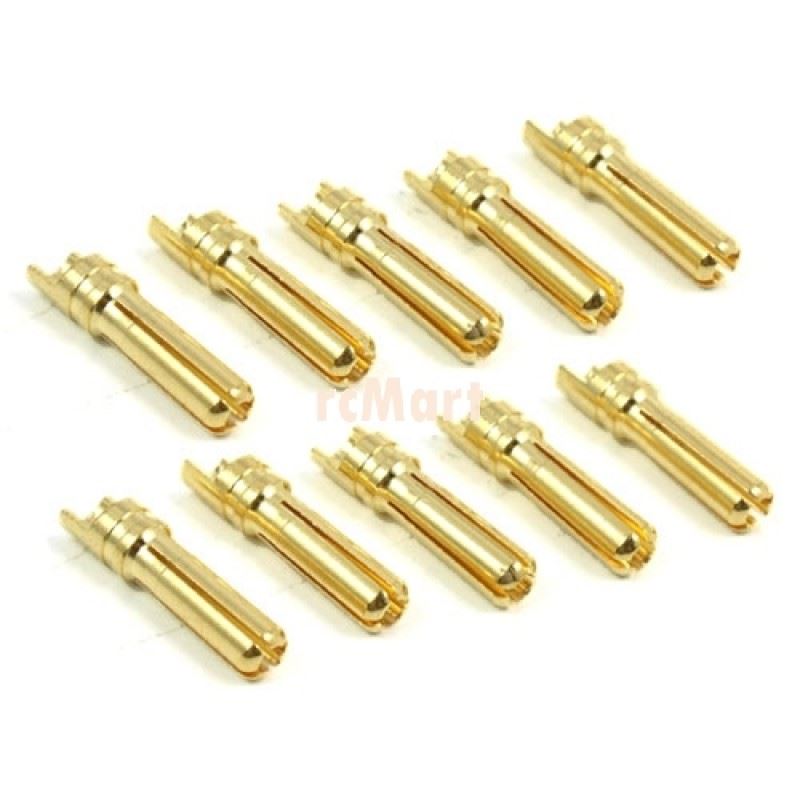 Yeah Racing 4mm High Current Connector Set (Banana Plug) (Male x 10)