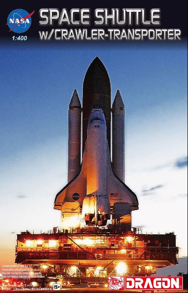 Dragon 1/400 Space Shuttle W/Crawler